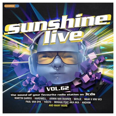 Sunshine Live Vol.62, 3 CDs