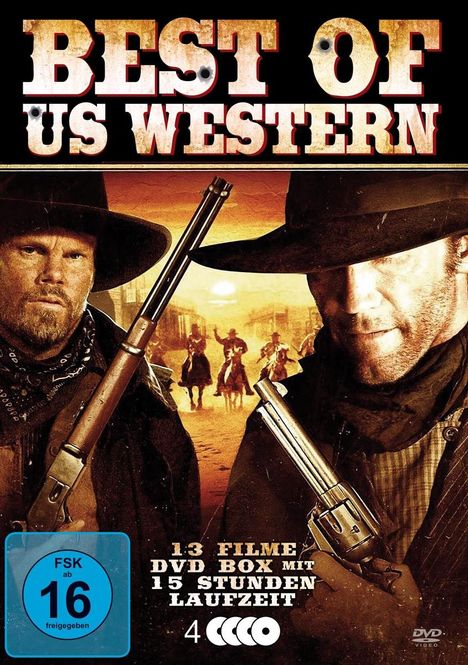 Best of US-Western, 4 DVDs