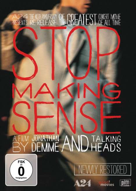 The Talking Heads: Stop Making Sense (OmU) (Blu-ray &amp; DVD im Digipack), 1 Blu-ray Disc und 1 DVD