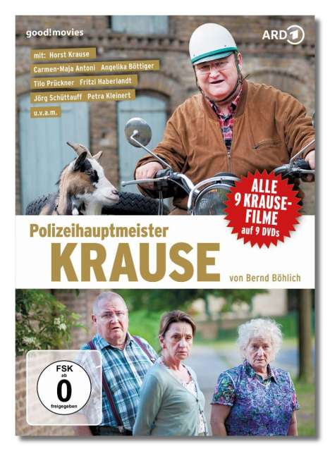 Polizeihauptmeister Krause (9 Filme), 9 DVDs