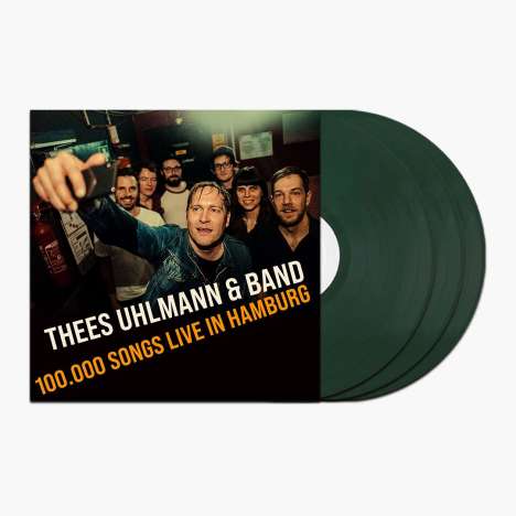 Thees Uhlmann (Tomte): 100.000 Songs Live in Hamburg (Dark Green Vinyl), 3 LPs