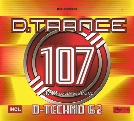 D.Trance 107 (incl. D-Techno 62), 4 CDs