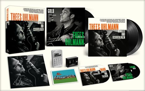 Thees Uhlmann (Tomte): Junkies und Scientologen (Limited Deluxe Boxset), 3 LPs und 2 CDs
