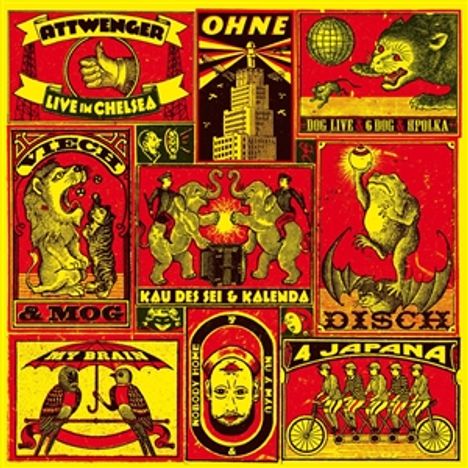 Attwenger: Live im Chelsea (6.12.2023, Wien) (Limited Edition) (Yellow Vinyl), 2 LPs