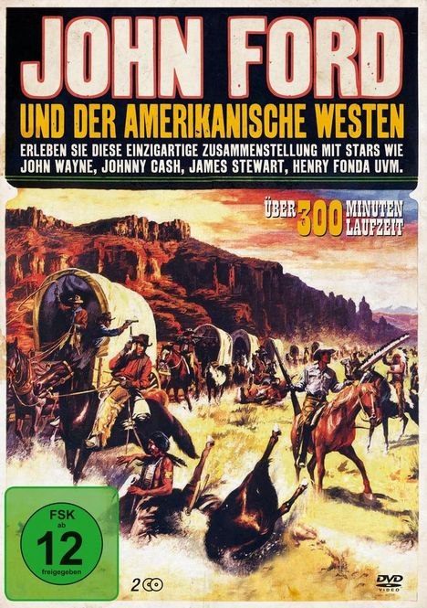 John Ford und der Amerikanische Western (4 Filme auf 2 DVDs), 2 DVDs