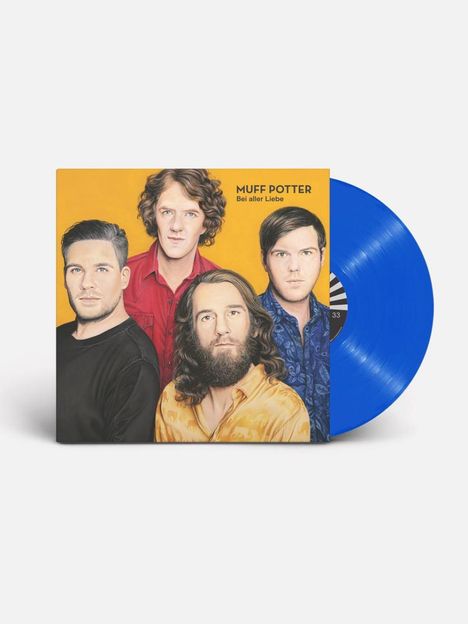 Muff Potter: Bei aller Liebe (Blaues Vinyl), LP