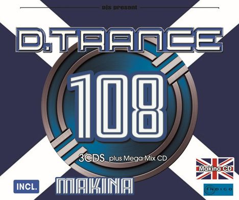 D.Trance 108 (incl. DJ Mix &amp; Makina), 4 CDs