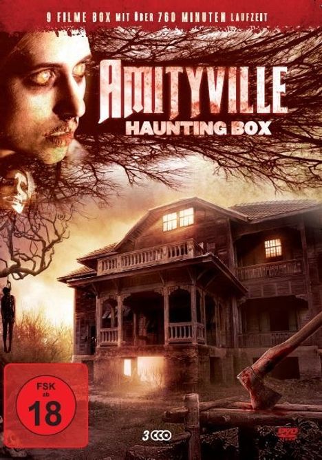 Amityville Haunting Box (9 Filme auf 3 DVDs), 3 DVDs