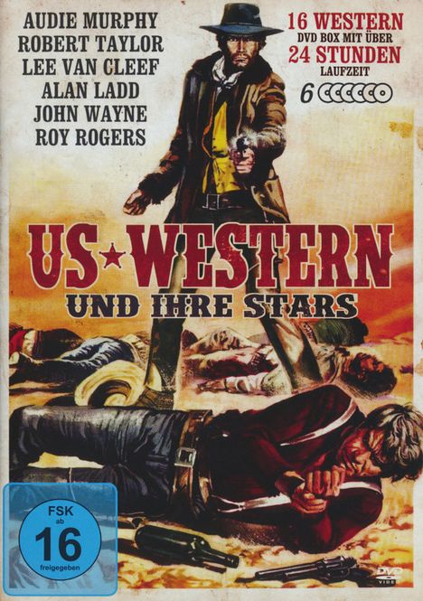 US Western und ihre Stars (16 Western auf 6 DVDs), 6 DVDs