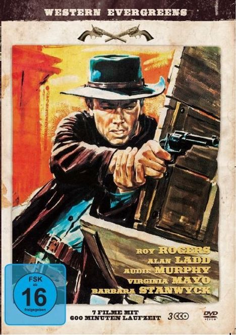 Western Evergreens (7 Filme auf 3 DVDs), 3 DVDs