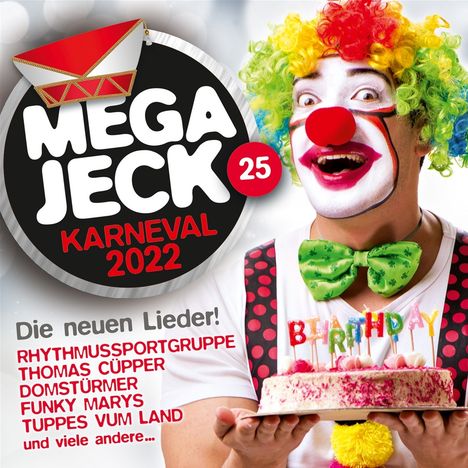 Megajeck 25: Karneval 2022: Die neuen Lieder!, CD