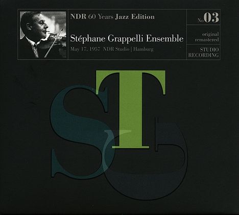 Stephane Grappelli (1908-1997): NDR 60 Years Jazz Edition No. 03 - NDR Studio Hamburg, May 17, 1957 (remastered) (mono), 2 LPs
