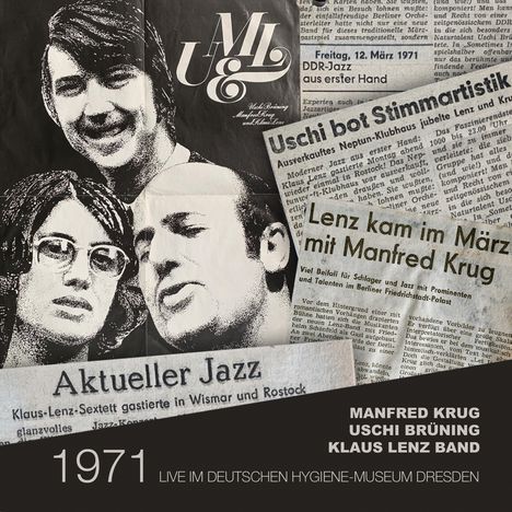 Manfred Krug &amp; Uschi Brüning: Live im deutschen Hygienemuseum Dresden 1971, 2 CDs
