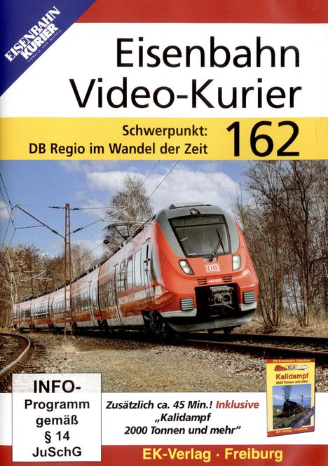 Eisenbahn Video-Kurier 162, DVD