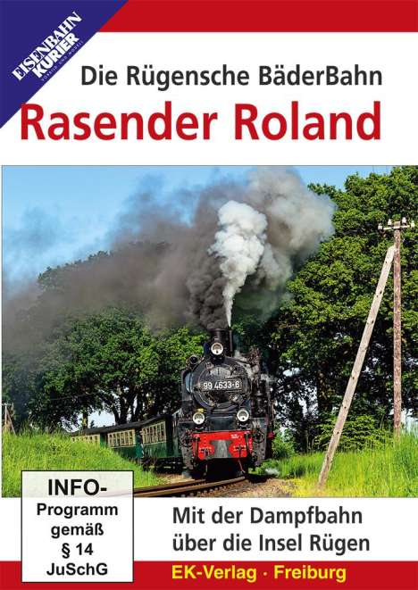 Die Rügensche BäderBahn Rasender Roland - Mit der Dampfbahn über die Insel Rügen, DVD