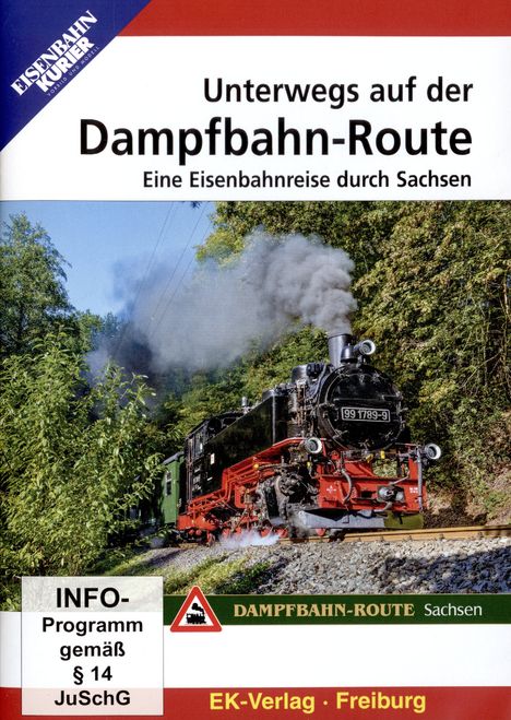 Unterwegs auf der Dampfbahn-Route: Eine Eisenbahnreise durch Sachsen, DVD