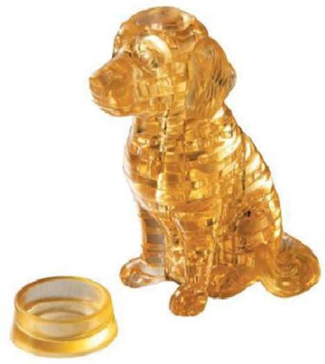 Crystal Puzzle - Golden Retriever - 41 Teile, Spiele