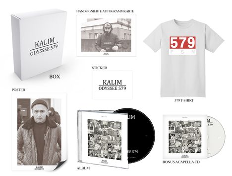 Kalim: Odyssee 579 (Limited Box), 1 CD und 1 T-Shirt