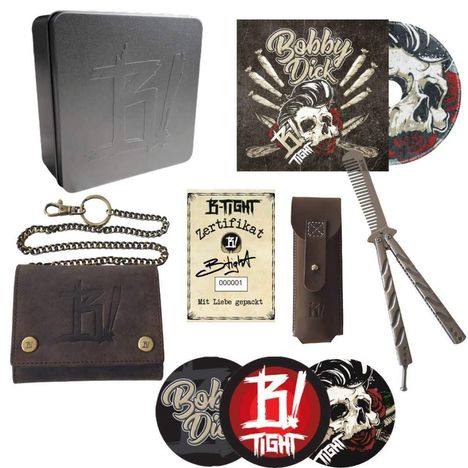 B-Tight: Bobby Dick (Limited Fanbox), 1 CD und 2 Merchandise