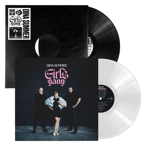 Dina Summer: Girls Gang (Limited Indie Edition) (White Vinyl), 1 LP und 1 Single 12"