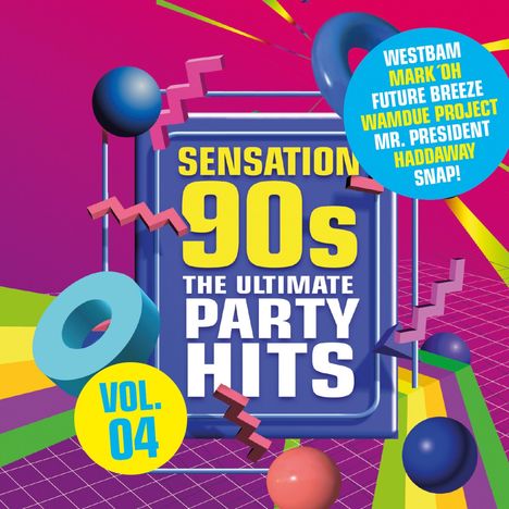 Sensation 90s Vol. 4 - The Ultimate Party Hits, 2 CDs