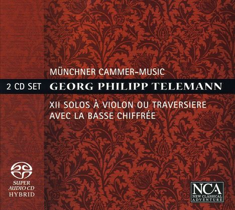 Georg Philipp Telemann (1681-1767): 12 Soli (Sonaten) für Violine oder Flöte &amp; Bc, 2 Super Audio CDs