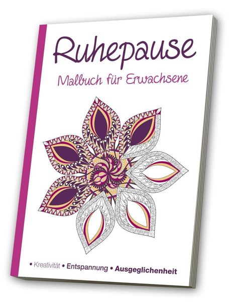 Malbuch für Erwachsene - Meine Ruhepause, Buch