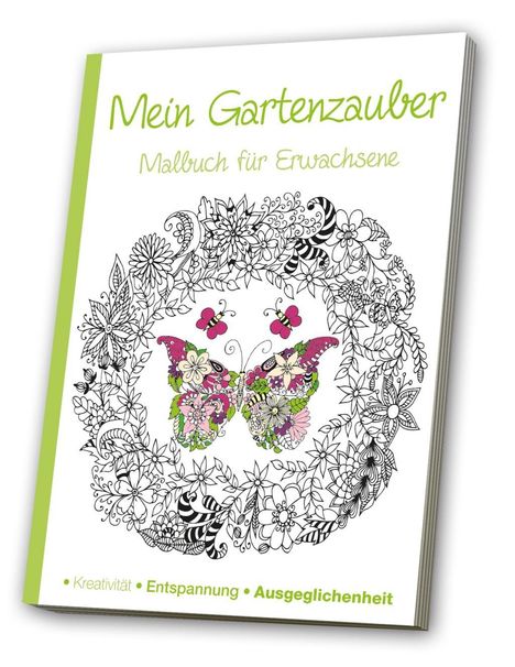 Malbuch für Erwachsene - Gartenzauber, Buch