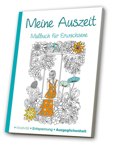 Malbuch für Erwachsene - Meine Auszeit, Buch