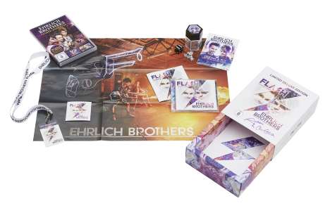 Ehrlich Brothers: Flash - The Magic Album (Limited Deluxe Edition) (signiert), 1 CD, 1 DVD und 1 Merchandise