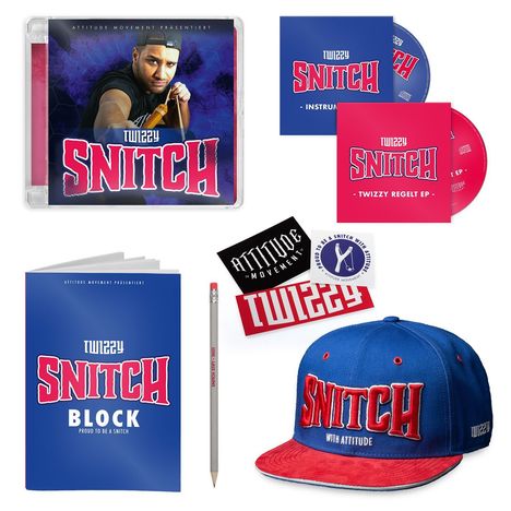 Twizzy: Twizzy: Snitch (Ltd.Deluxe Box), 4 CDs