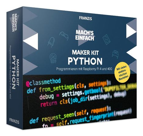 Christian Immler: FRANZIS 67183 - Mach's einfach Maker Kit Python, Diverse