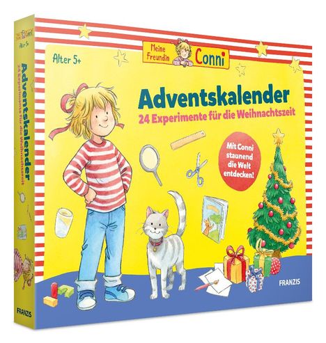 Conni Adventskalender, 24 Experimente für die Weihnachtszeit, für Kinder ab 5 Jahren, Kalender
