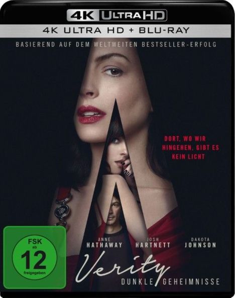 „Dort, wo wir hingehen, gibt es kein Licht.“ Anne Hathaway, Josh Hartnett. „Verity: Dunkle Geheimnisse“. FSK 12. Gesichter und Schatten.