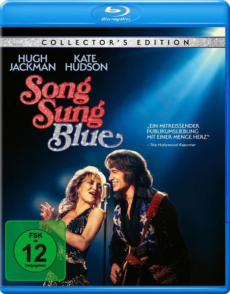 Collector's Edition mit Hugh Jackman und Kate Hudson. Titel: Song Sung Blue. FSK 12. Zwei Sänger auf einer Bühne.