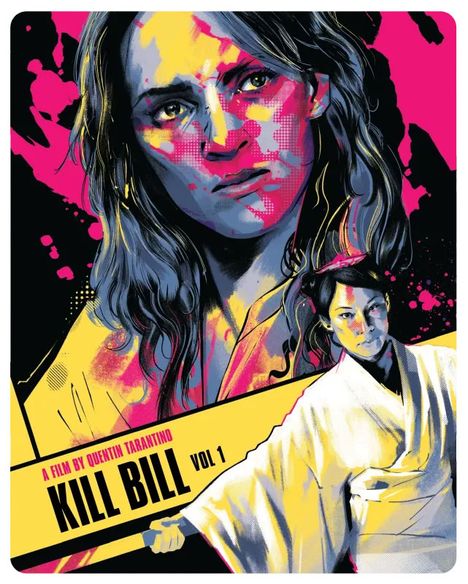Kill Bill Vol. 1 (Ultra HD Blu-ray & Blu-ray im Steelbook), 1 Ultra HD Blu-ray und 1 Blu-ray Disc