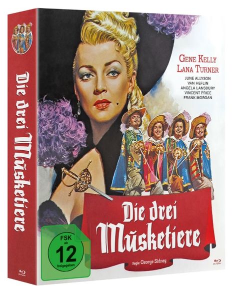 Die drei Musketiere (1948) (Blu-ray & DVD im Digipack), 1 Blu-ray Disc und 1 DVD