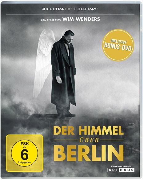 Himmel über Berlin (Ultra HD Blu-ray & Blu-ray), 1 Ultra HD Blu-ray und 2 Blu-ray Discs