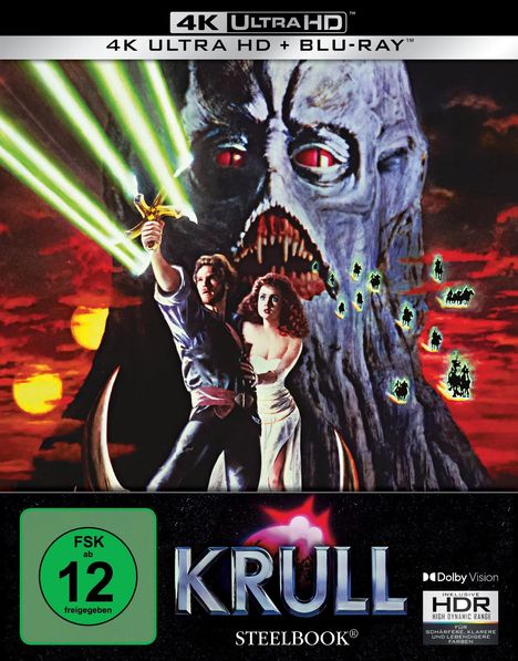 Krull (Ultra HD Blu-ray & Blu-ray im Steelbook), 1 Ultra HD Blu-ray und 1 Blu-ray Disc
