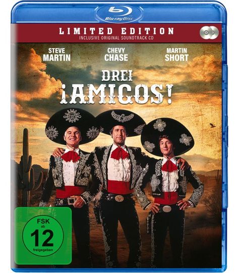 Drei Amigos! (Limited Edition) (Blu-ray &amp; CD), 1 Blu-ray Disc und 1 CD