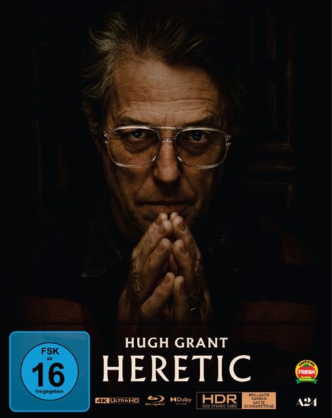 Heretic (Ultra HD Blu-ray &amp; Blu-ray im Mediabook), 1 Ultra HD Blu-ray und 1 Blu-ray Disc