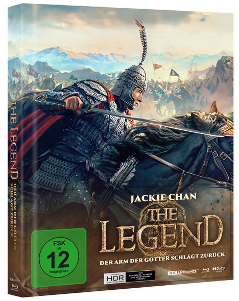 The Legend - Der Arm der Götter schlägt zurück (Ultra HD Blu-ray &amp; Blu-ray im Mediabook), 1 Ultra HD Blu-ray und 1 Blu-ray Disc