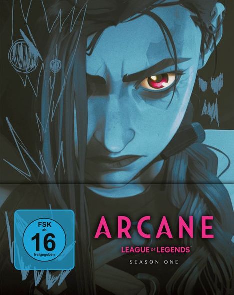 Arcane - League of Legends Staffel 1 (Ultra HD Blu-ray im Steelbook), 3 Ultra HD Blu-rays