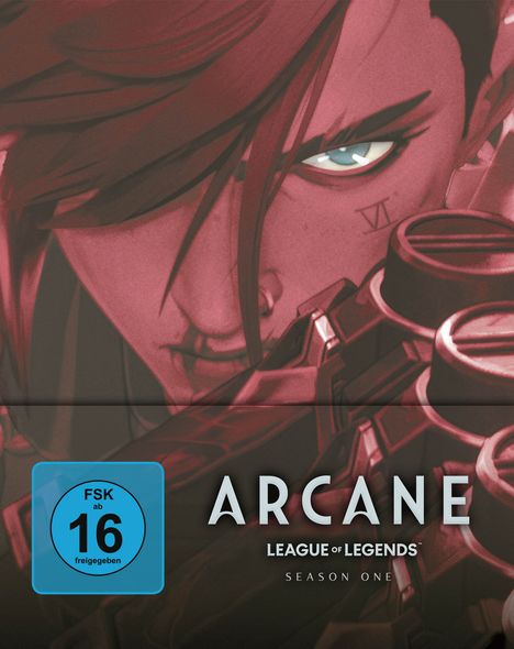 Arcane - League of Legends Staffel 1 (Blu-ray im Steelbook), 3 Blu-ray Discs