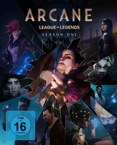 Arcane - League of Legends Staffel 1 (Blu-ray), 3 Blu-ray Discs