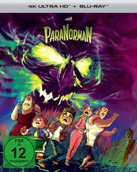 ParaNorman (Ultra HD Blu-ray &amp; Blu-ray im Steelbook), 1 Ultra HD Blu-ray und 1 Blu-ray Disc