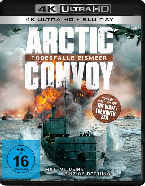 Arctic Convoy - Todesfalle Eismeer (Ultra HD Blu-ray &amp; Blu-ray), 1 Ultra HD Blu-ray und 1 Blu-ray Disc