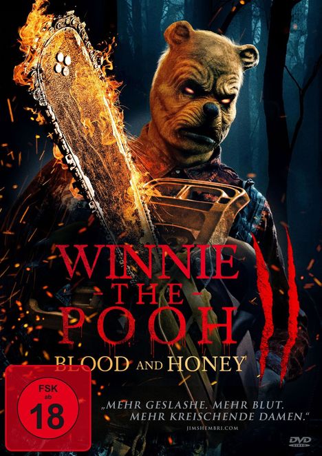 Winnie the Pooh: Blood and Honey II, DVD