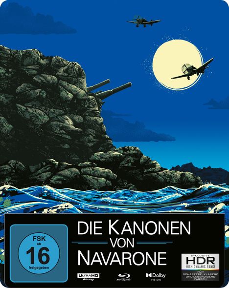 Die Kanonen von Navarone (Ultra Blu-ray &amp; Blu-ray im Steelbook), 1 Ultra HD Blu-ray und 1 Blu-ray Disc