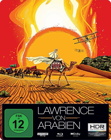 Lawrence von Arabien (Ultra HD Blu-ray & Blu-ray im Steelbook), 2 Ultra HD Blu-rays und 2 Blu-ray Discs